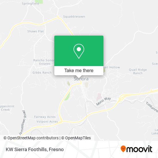 Mapa de KW Sierra Foothills