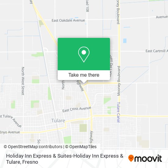 Mapa de Holiday Inn Express & Suites-Holiday Inn Express & Tulare