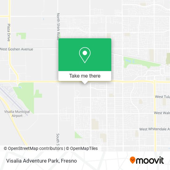 Visalia Adventure Park map