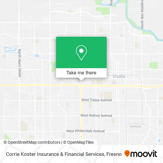 Corrie Koster Insurance & Financial Services map
