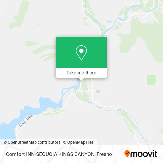 Mapa de Comfort INN-SEQUOIA KINGS CANYON