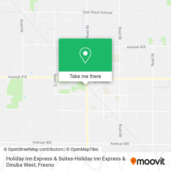Mapa de Holiday Inn Express & Suites-Holiday Inn Express & Dinuba West