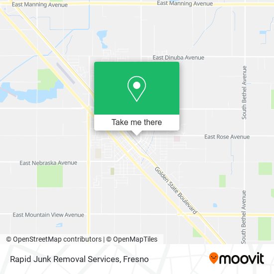 Rapid Junk Removal Services map