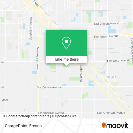Mapa de ChargePoint