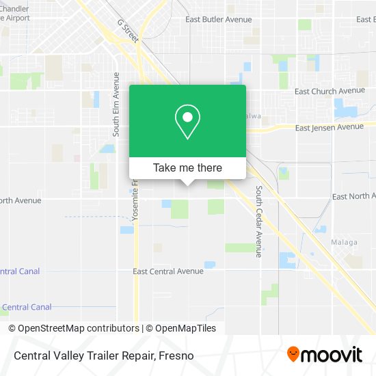 Central Valley Trailer Repair map