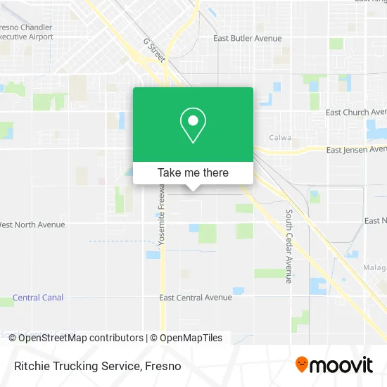 Ritchie Trucking Service map