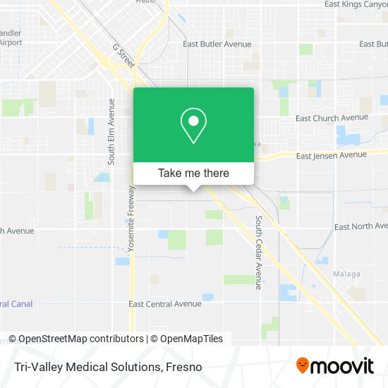 Tri-Valley Medical Solutions map