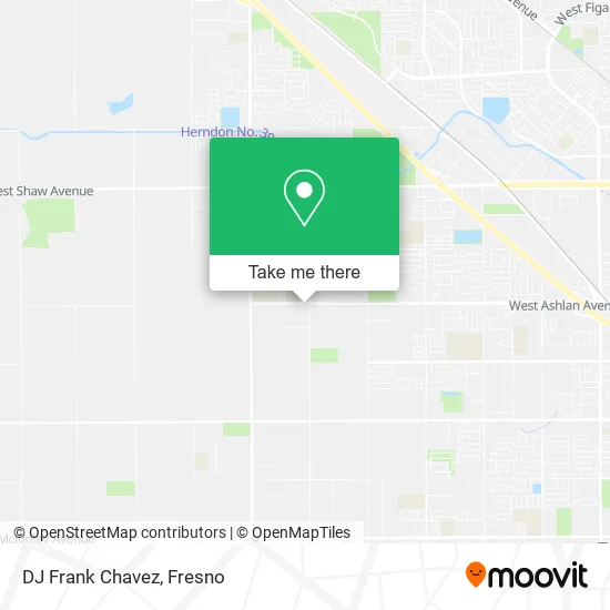 DJ Frank Chavez map