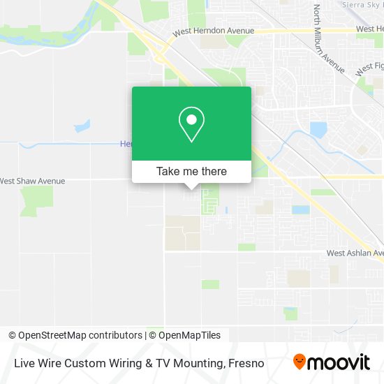Live Wire Custom Wiring & TV Mounting map
