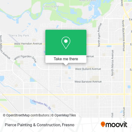 Pierce Painting & Construction map