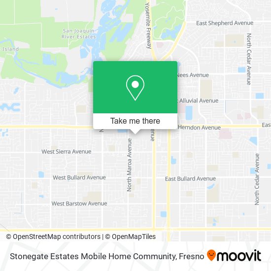 Stonegate Estates Mobile Home Community map