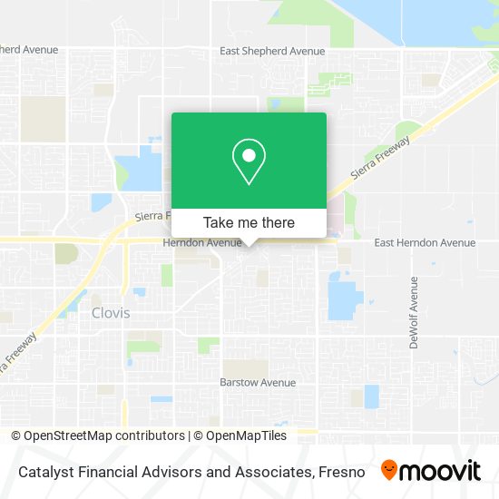 Catalyst Financial Advisors and Associates map