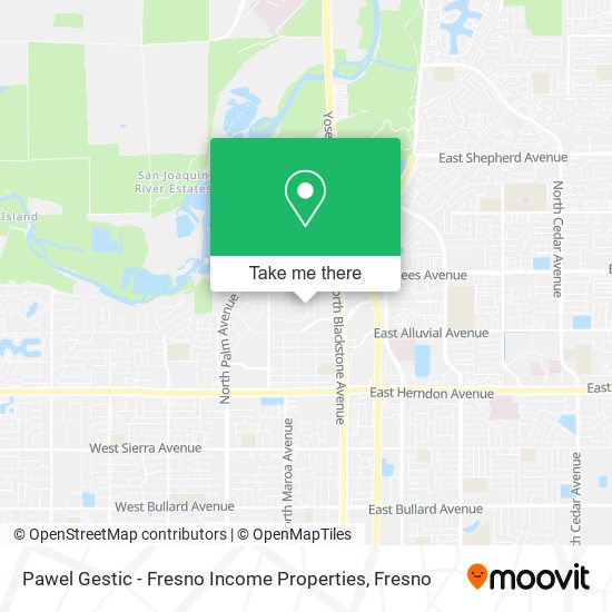 Mapa de Pawel Gestic - Fresno Income Properties