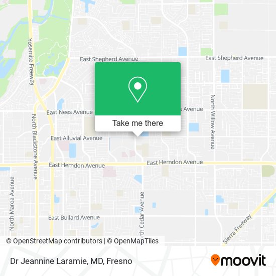 Dr Jeannine Laramie, MD map