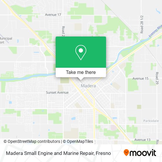 Mapa de Madera Small Engine and Marine Repair
