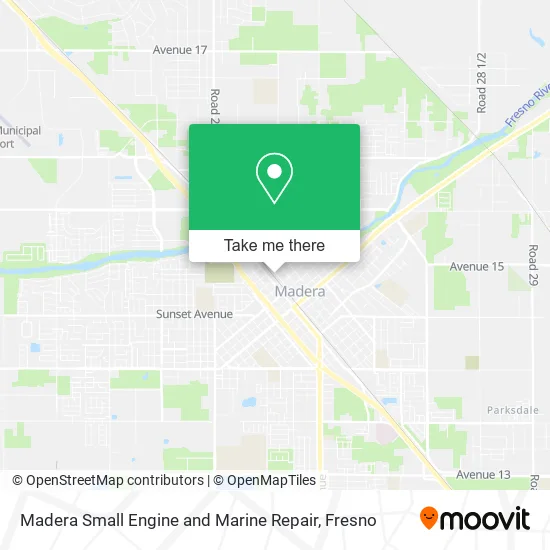 Madera Small Engine and Marine Repair map