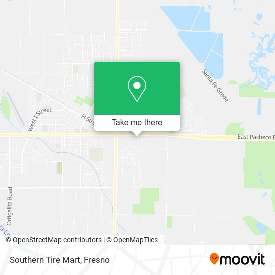 Southern Tire Mart map