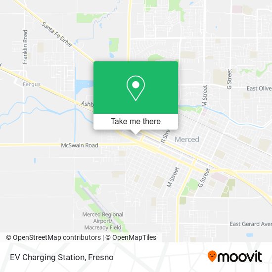 Mapa de EV Charging Station