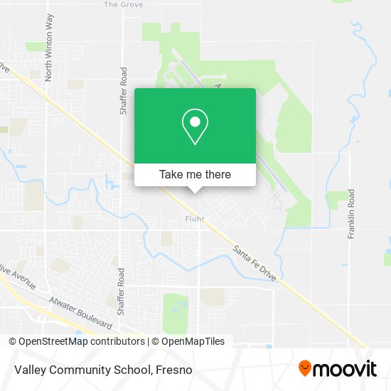 Valley Community School map