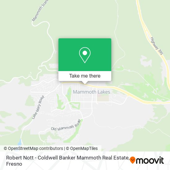 Robert Nott - Coldwell Banker Mammoth Real Estate map