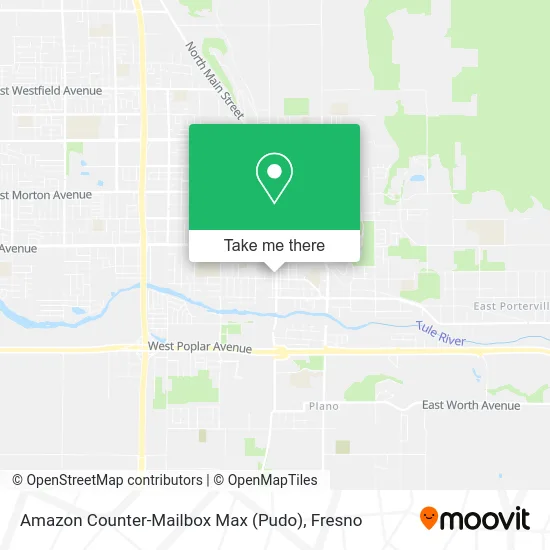 Amazon Counter-Mailbox Max (Pudo) map
