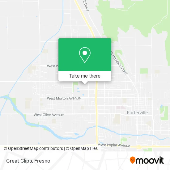Great Clips map