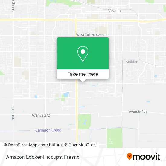 Amazon Locker-Hiccups map