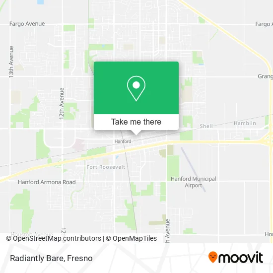 Mapa de Radiantly Bare