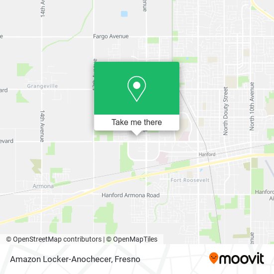 Mapa de Amazon Locker-Anochecer