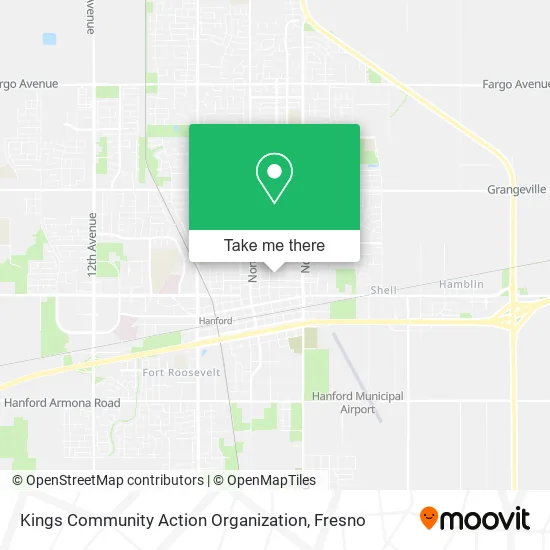 Kings Community Action Organization map