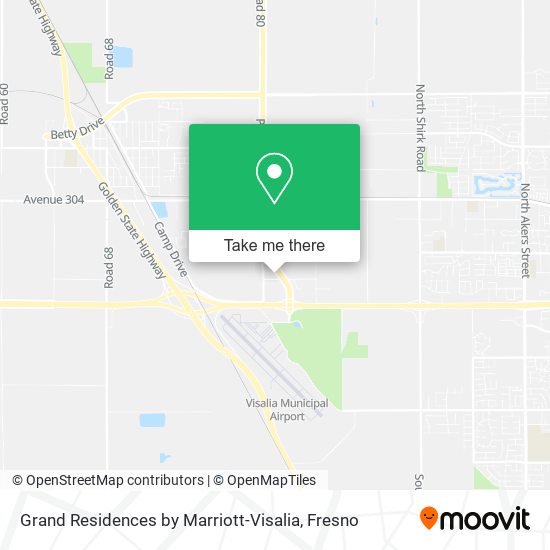 Grand Residences by Marriott-Visalia map