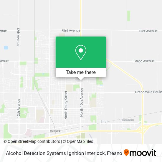 Alcohol Detection Systems Ignition Interlock map