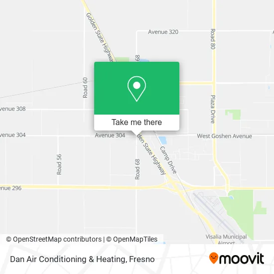 Dan Air Conditioning & Heating map