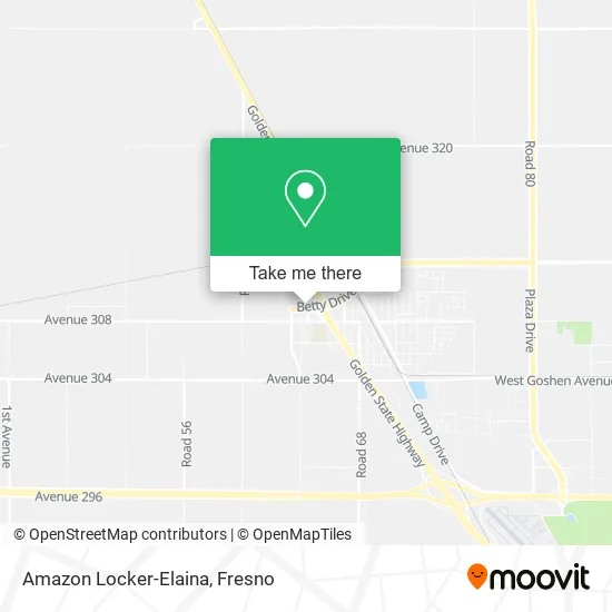 Amazon Locker-Elaina map