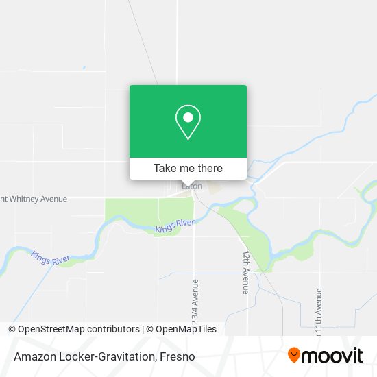 Amazon Locker-Gravitation map
