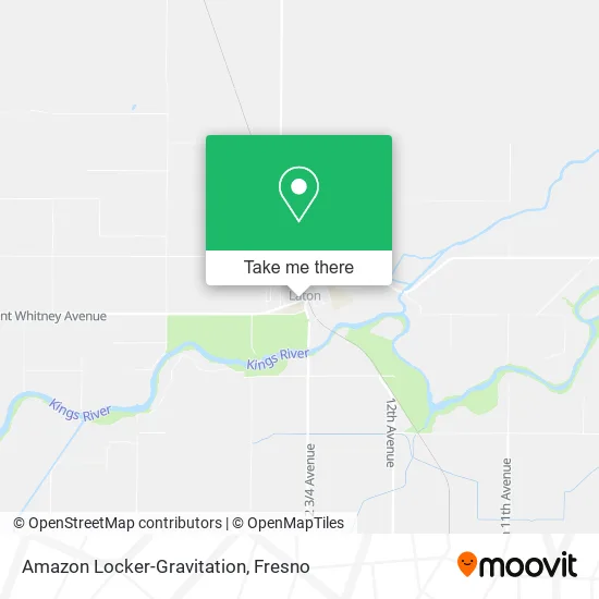 Amazon Locker-Gravitation map