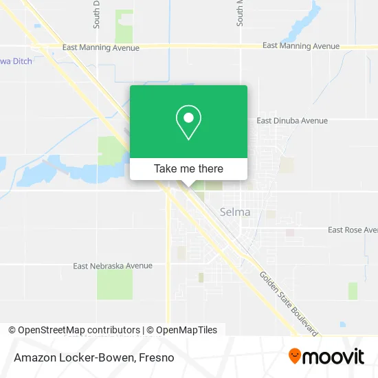 Amazon Locker-Bowen map