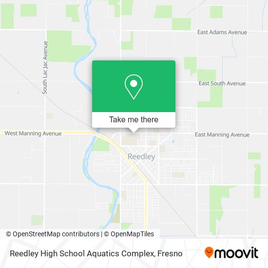 Reedley High School Aquatics Complex map