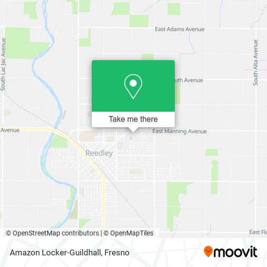 Amazon Locker-Guildhall map