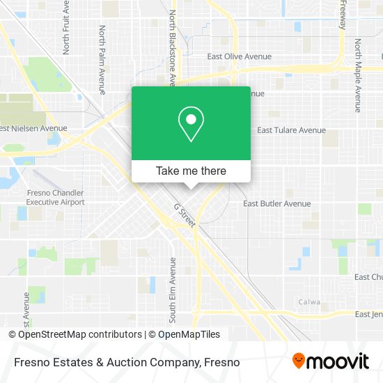Fresno Estates & Auction Company map