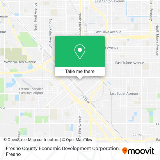 Fresno County Economic Development Corporation map
