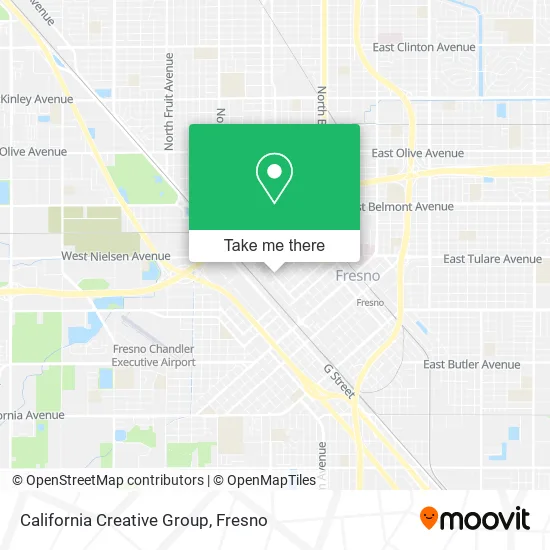 California Creative Group map