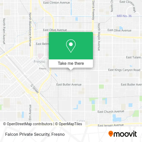 Falcon Private Security map