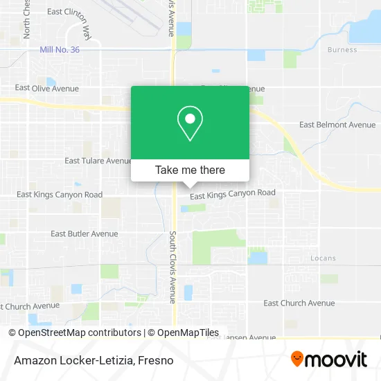 Amazon Locker-Letizia map