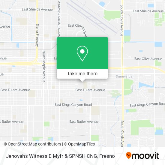 Mapa de Jehovah's Witness E Myfr & SPNSH CNG
