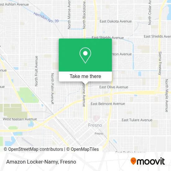 Amazon Locker-Namy map