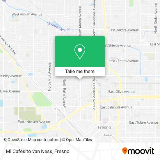 Mapa de Mi Cafesito van Ness