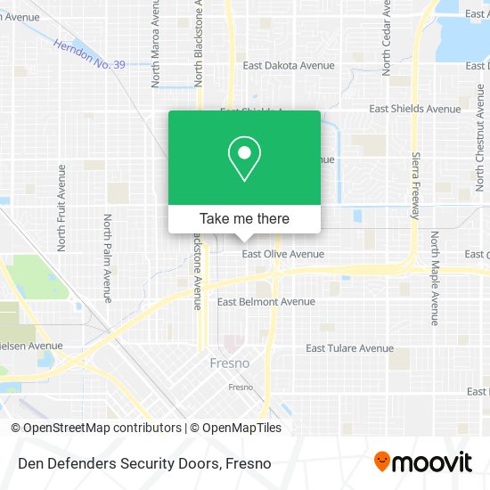 Den Defenders Security Doors map