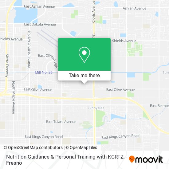 Mapa de Nutrition Guidance & Personal Training with KCRTZ