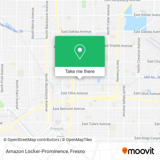Amazon Locker-Prominence map